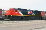 CN 2112 leading a SB grain train